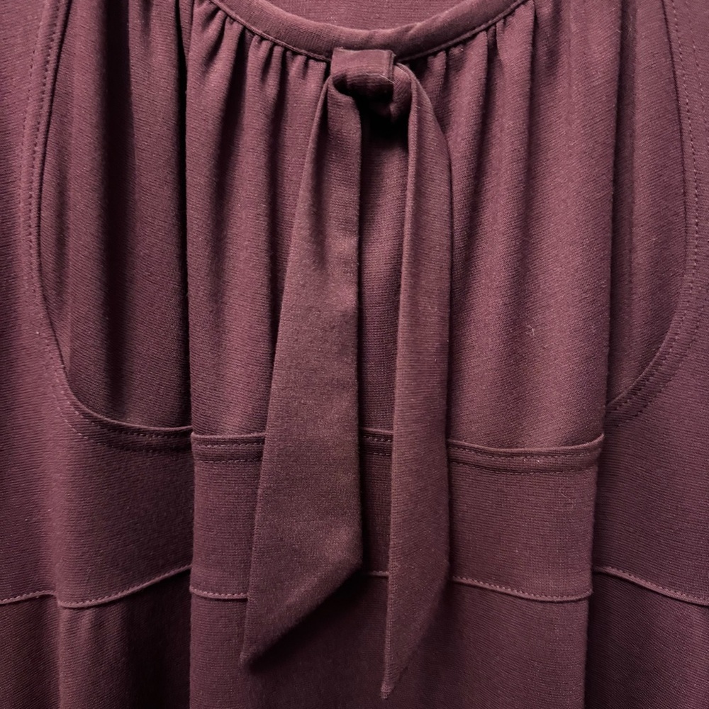 Mandala Designs Burgundy Midi Dress – Size L – Made in Toronto - Picture 4 of 6